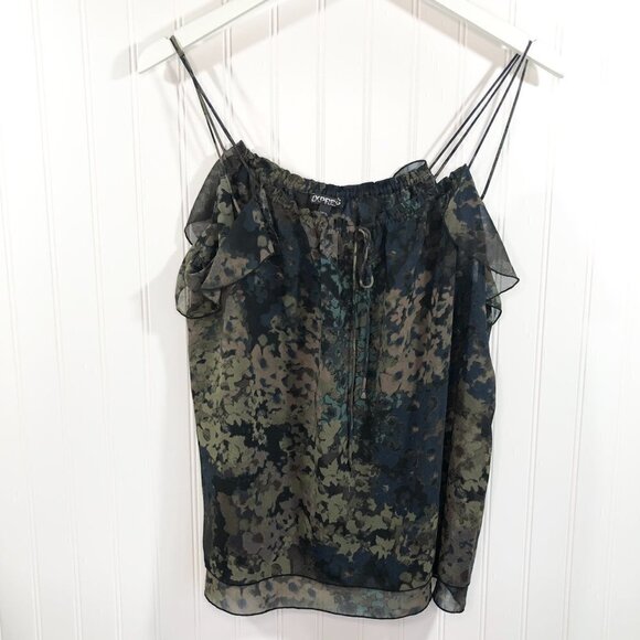 Express Women's Abstract Tank Top Sz M - Picture 1 of 12